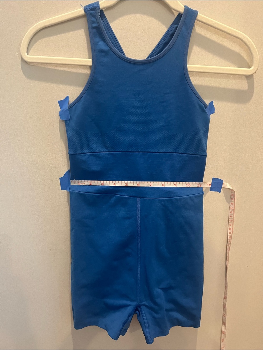 Fabletics Bright Blue Racerback Performance onesie - Picture 5 of 6